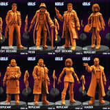 Replicants and Runners Miniature | Full Set All Models - Tabletop RPG & D&D miniature. Perfect for wargaming & collectors