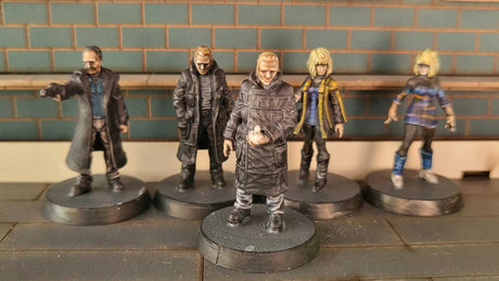 Replicants and Runners Miniature | Detective A - Tabletop RPG & D&D miniature. Perfect for wargaming & collectors