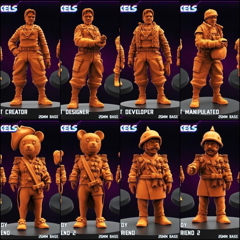 Replicants and Runners Miniature - GENETICIST A - 32mm