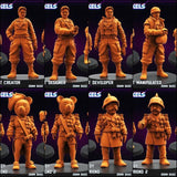 Replicants and Runners Miniature set 3 | GENETICIST A - Tabletop RPG & D&D miniature. Perfect for wargaming & collectors