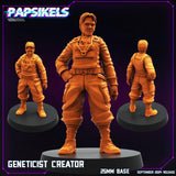 Replicants and Runners Miniature set 3 | GENETICIST A - Tabletop RPG & D&D miniature. Perfect for wargaming & collectors