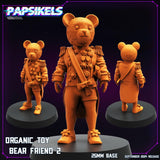 Replicants and Runners Miniature set 3 | TOY BEAR FRIEND B - Tabletop RPG & D&D miniature. Perfect for wargaming & collectors