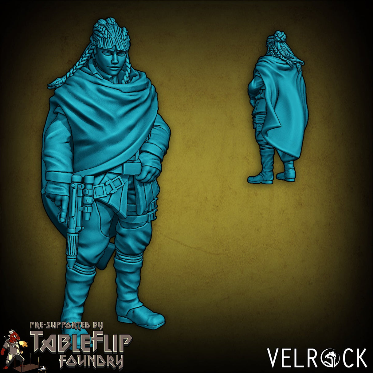 Republic Heroes Miniature | E - Tabletop RPG & D&D miniature. Perfect for wargaming & collectors