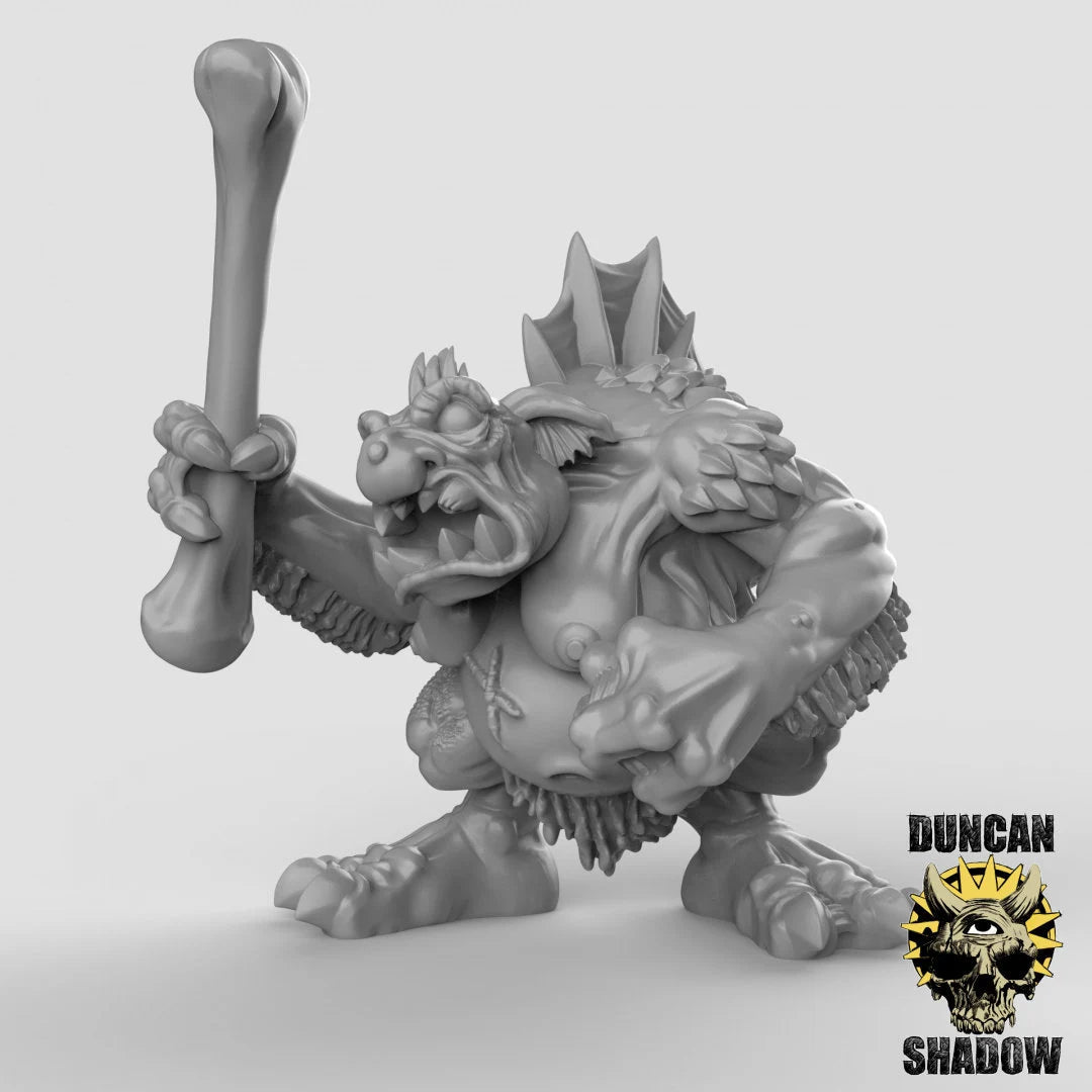 River Troll Miniature - C - 28mm