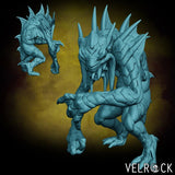 River Trolls Miniature | Left - Tabletop RPG & D&D miniature. Perfect for wargaming & collectors