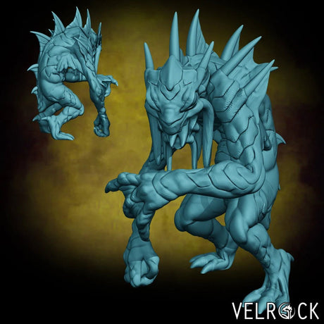 River Trolls Miniature | Left - Tabletop RPG & D&D miniature. Perfect for wargaming & collectors