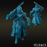 Robot Cowboys Miniature | E - Tabletop RPG & D&D miniature. Perfect for wargaming & collectors
