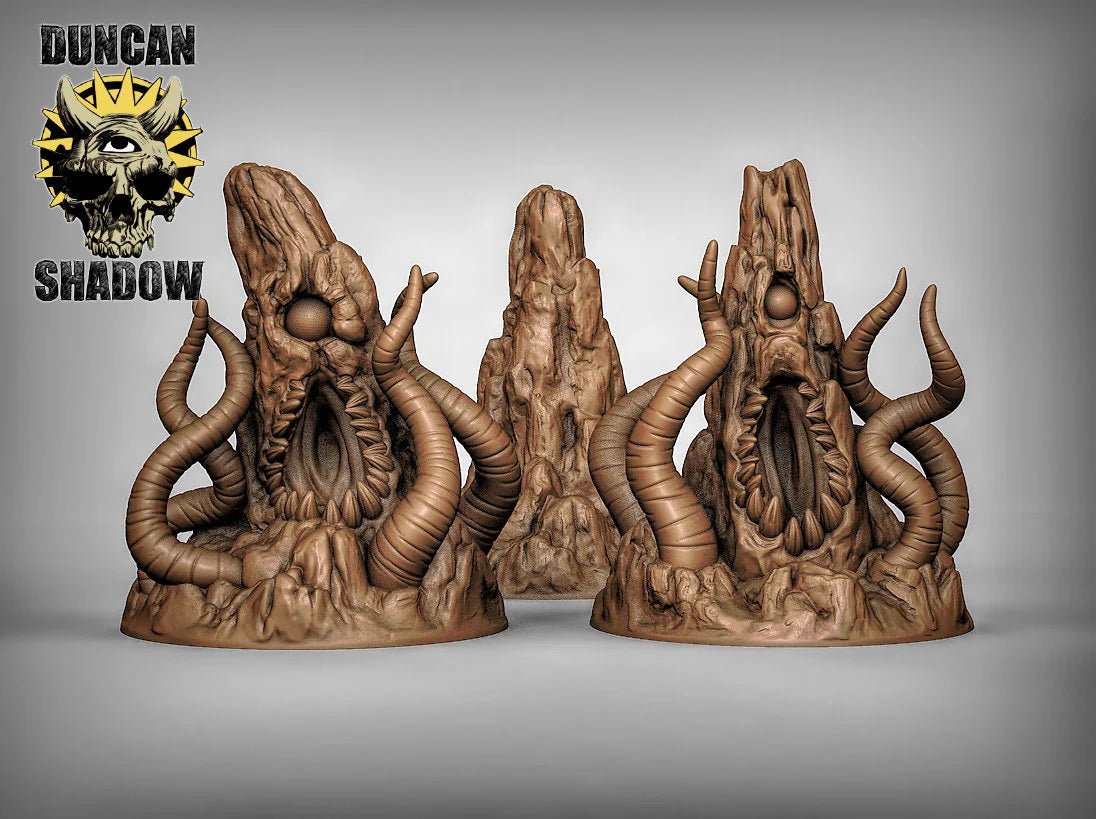 Ropers Miniature | Set of 3 - Tabletop RPG & D&D miniature. Perfect for wargaming & collectors