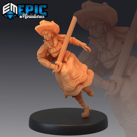 Rose Heart Rogue Miniature | B - Tabletop RPG & D&D miniature. Perfect for wargaming & collectors