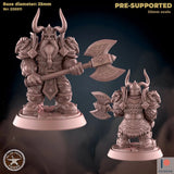 Royal Dwarf Miniature | F - Tabletop RPG & D&D miniature. Perfect for wargaming & collectors
