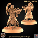 Royal Female Dwarf Miniature | F - Tabletop RPG & D&D miniature. Perfect for wargaming & collectors