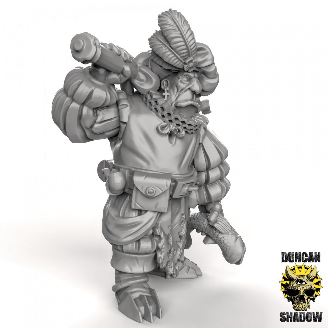 Royal imperial Ogre with sword Miniature - A - 28mm