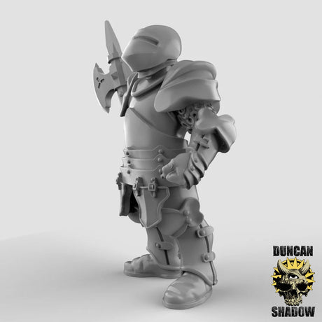 Royal Knight Miniature | B - Tabletop RPG & D&D miniature. Perfect for wargaming & collectors