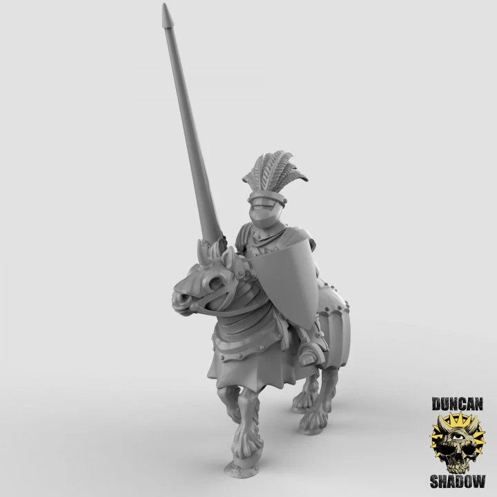 Royal Knight Miniature Calvary 2 | B - Tabletop RPG & D&D miniature. Perfect for wargaming & collectors