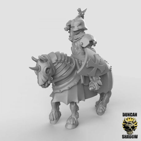 Royal Knight Miniature Calvary | B - Tabletop RPG & D&D miniature. Perfect for wargaming & collectors