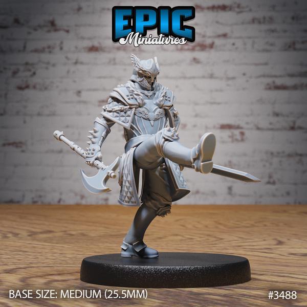 Royal Knight, Paladin Miniature | 3488 - Tabletop RPG & D&D miniature. Perfect for wargaming & collectors