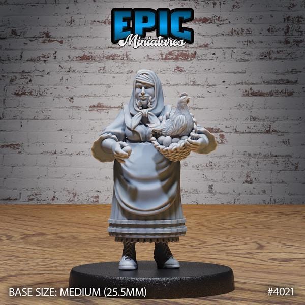 Royal Merchants Miniature | 4021 - Tabletop RPG & D&D miniature. Perfect for wargaming & collectors