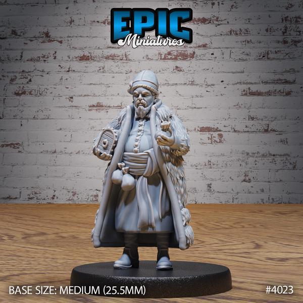 Royal Merchants Miniature | 4023 - Tabletop RPG & D&D miniature. Perfect for wargaming & collectors