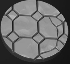 Ruins bases Miniature | G0053 25mm x2 - Tabletop RPG & D&D miniature. Perfect for wargaming & collectors