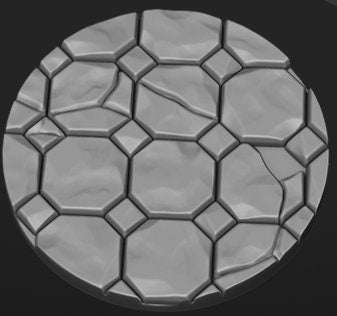 Ruins bases Miniature | G0054 50mm x1 - Tabletop RPG & D&D miniature. Perfect for wargaming & collectors