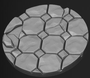 Ruins bases Miniature | G0055 50mm x1 - Tabletop RPG & D&D miniature. Perfect for wargaming & collectors