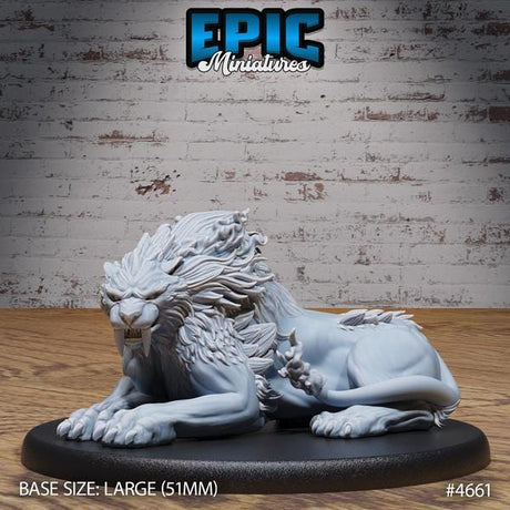 Sabertooth Miniature | 4661 - Tabletop RPG & D&D miniature. Perfect for wargaming & collectors