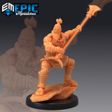 Sandy Monk Miniature | B - Tabletop RPG & D&D miniature. Perfect for wargaming & collectors