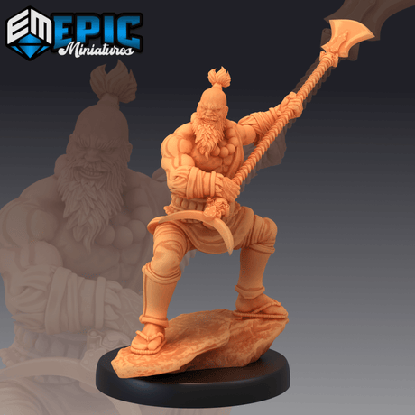 Sandy Monk Miniature | B - Tabletop RPG & D&D miniature. Perfect for wargaming & collectors