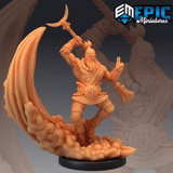 Sandy Monk Miniature | C - Tabletop RPG & D&D miniature. Perfect for wargaming & collectors