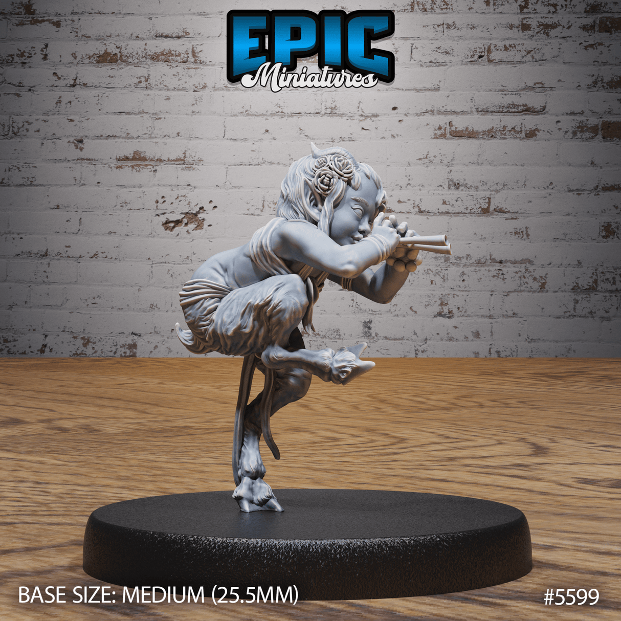 Satyr Child Miniature | C - Tabletop RPG & D&D miniature. Perfect for wargaming & collectors