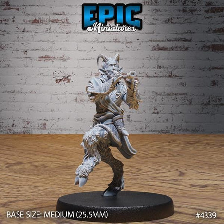 Satyr Miniature | 4339 - Tabletop RPG & D&D miniature. Perfect for wargaming & collectors