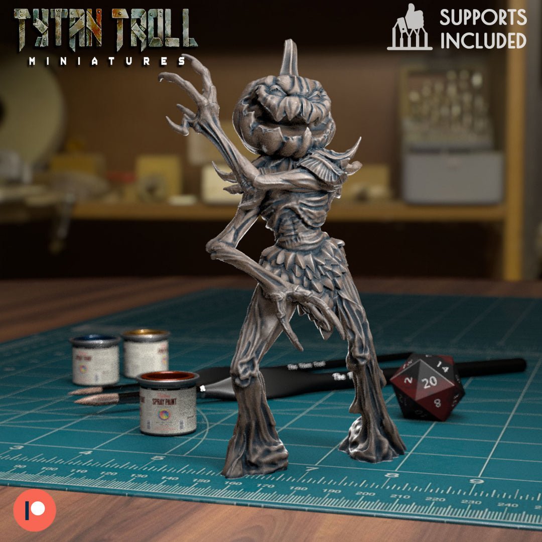Scarecrow Bundle Miniature | A - Tabletop RPG & D&D miniature. Perfect for wargaming & collectors