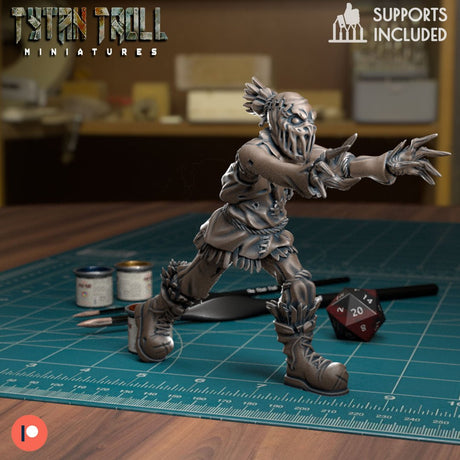 Scarecrow Bundle Miniature | C - Tabletop RPG & D&D miniature. Perfect for wargaming & collectors