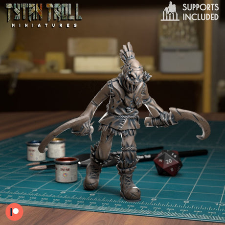 Scarecrow Bundle Miniature | F - Tabletop RPG & D&D miniature. Perfect for wargaming & collectors