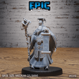 Scholar Wizard Miniature | B - Tabletop RPG & D&D miniature. Perfect for wargaming & collectors
