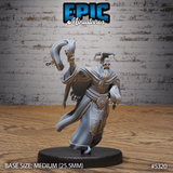 Scholar Wizard Miniature | C - Tabletop RPG & D&D miniature. Perfect for wargaming & collectors
