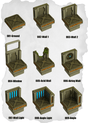 Sci Fi Tiles Basic Wall & Ground Starter (IS 001 to IS 009) - Set of 9 - 