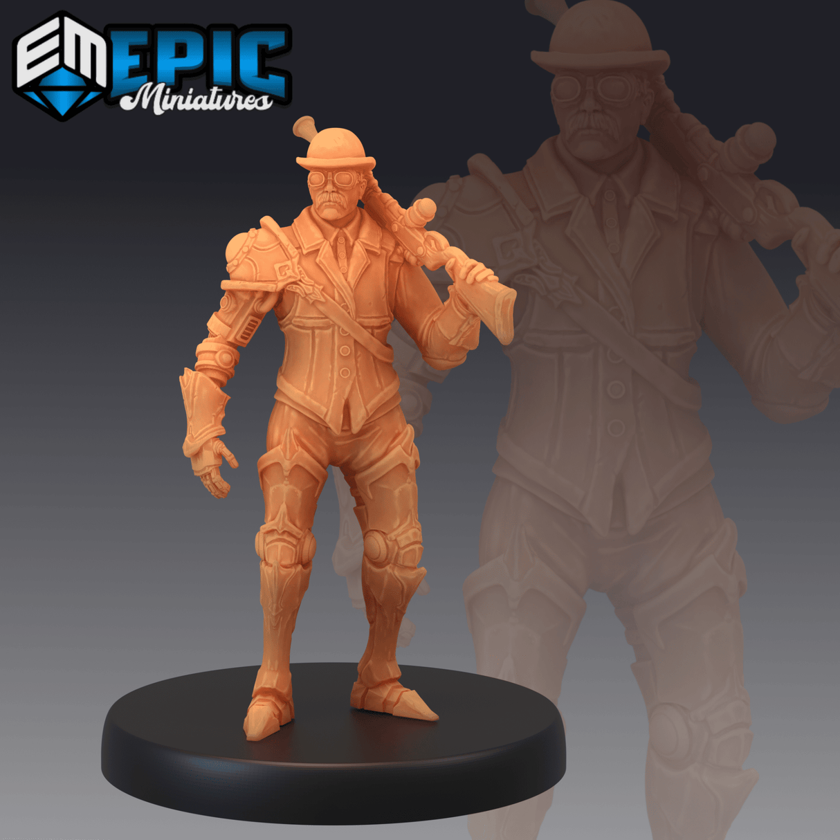 Scientist Miniature | A - Tabletop RPG & D&D miniature. Perfect for wargaming & collectors