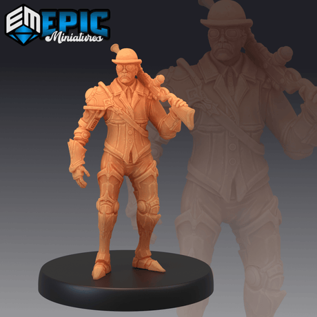 Scientist Miniature | A - Tabletop RPG & D&D miniature. Perfect for wargaming & collectors