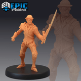 Scientist Miniature | B - Tabletop RPG & D&D miniature. Perfect for wargaming & collectors