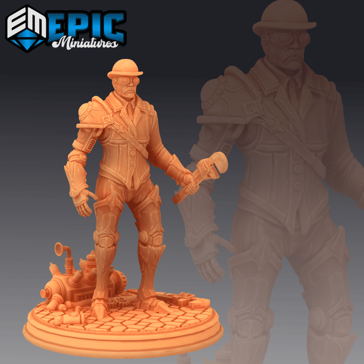 Scientist Miniature | C - Tabletop RPG & D&D miniature. Perfect for wargaming & collectors