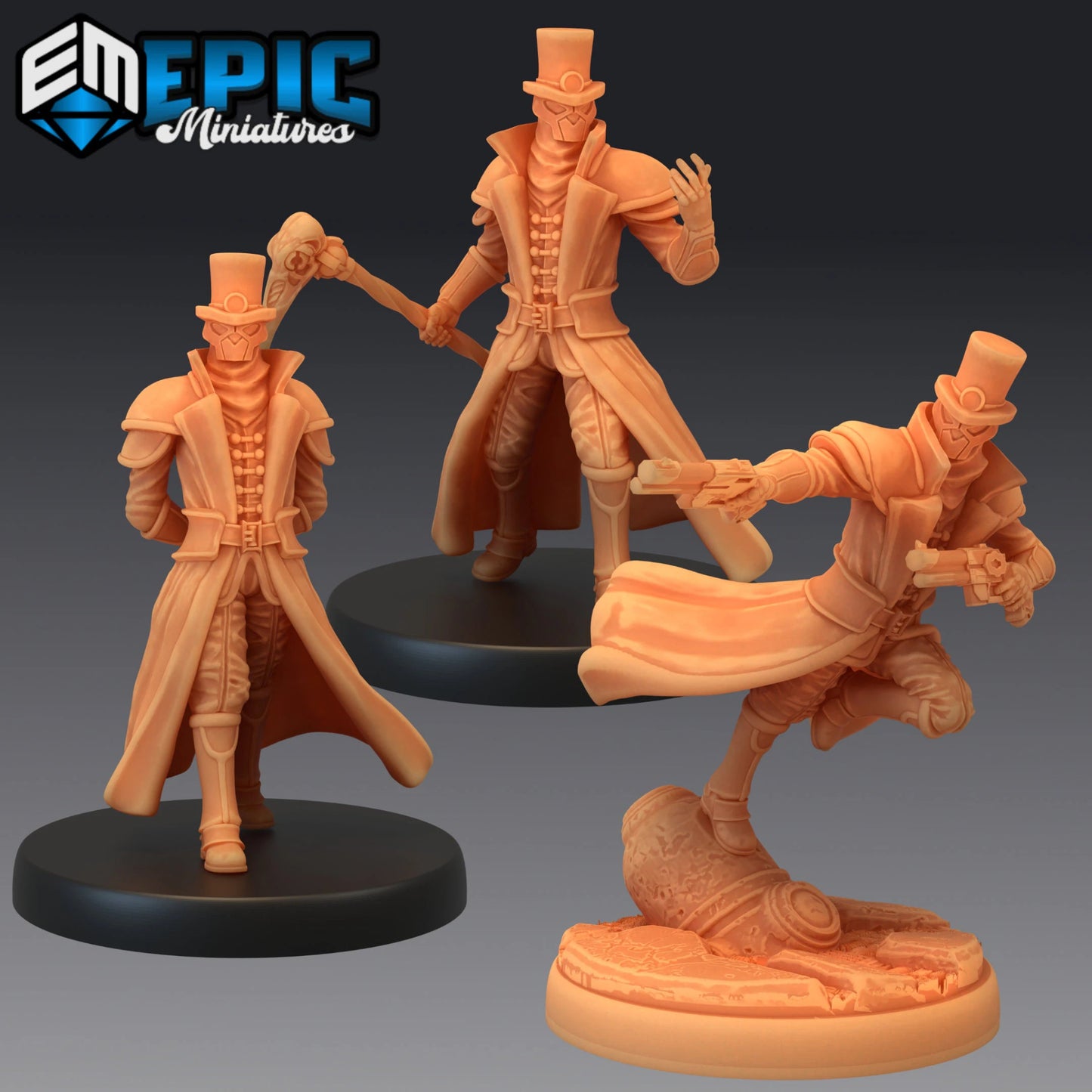 Scientist Man Miniature - Set of 3 - 28mm