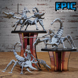 Scorpion Centaur Lady Miniature | Set of 3 - Tabletop RPG & D&D miniature. Perfect for wargaming & collectors