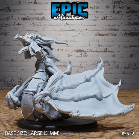 Seahorse Drake Miniature | B - Tabletop RPG & D&D miniature. Perfect for wargaming & collectors