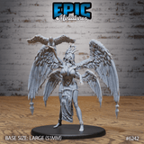 Seraph Queen Archangel Miniature | B - Tabletop RPG & D&D miniature. Perfect for wargaming & collectors