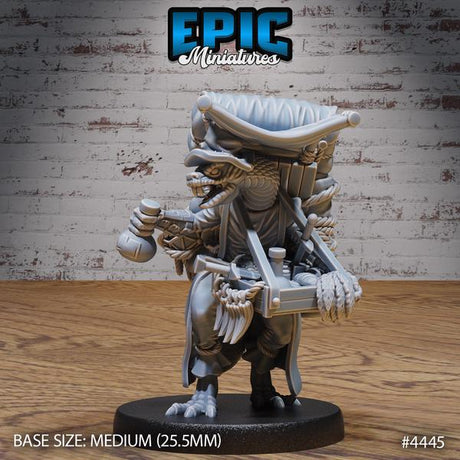 Serpent Mage, Rogue, Wizard Miniature | 4445 - Tabletop RPG & D&D miniature. Perfect for wargaming & collectors