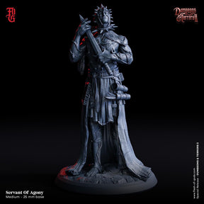 Servant Of Agony Cult Miniature | Servant Of Agony - Tabletop RPG & D&D miniature. Perfect for wargaming & collectors