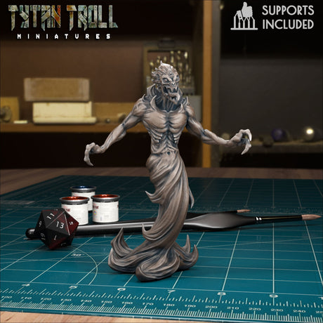 Shadow Demon Miniature | A - Tabletop RPG & D&D miniature. Perfect for wargaming & collectors