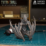 Shadow Demon Miniature | D - Tabletop RPG & D&D miniature. Perfect for wargaming & collectors