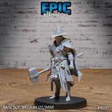 Shadow Hunter, Vampire Hunter Miniature | 4600 - Tabletop RPG & D&D miniature. Perfect for wargaming & collectors